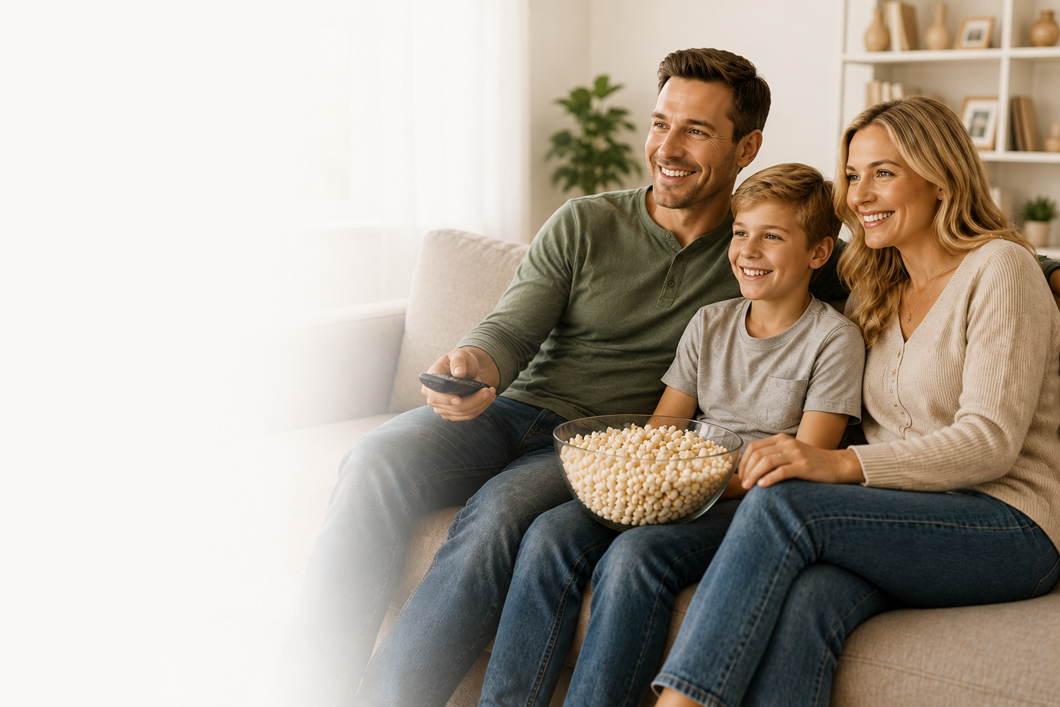 CleanStream family watching together